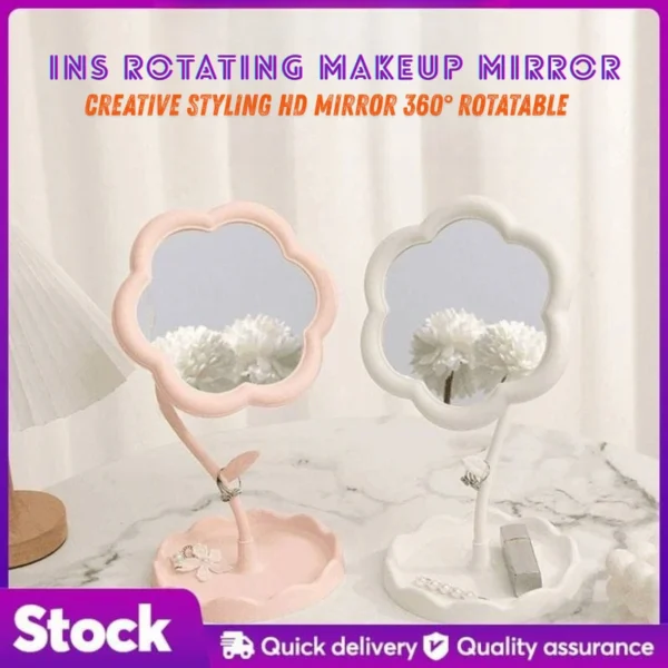 Flower Shaped Makeup Mirror