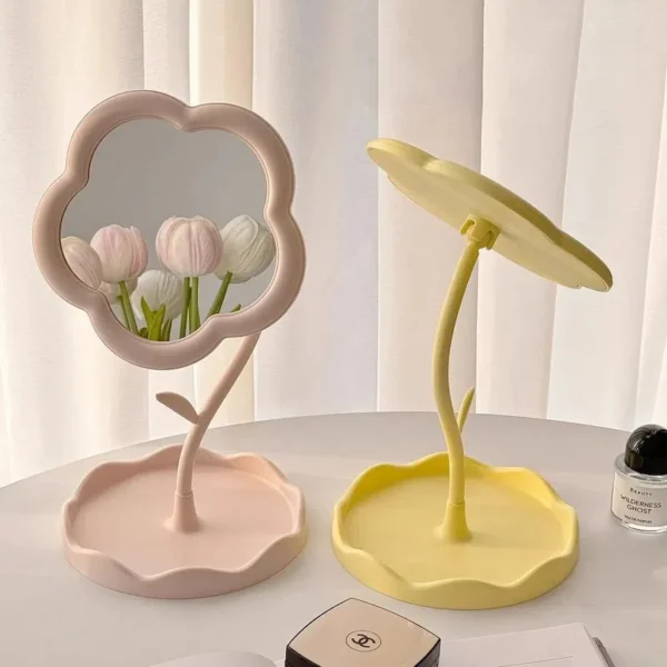 Flower Shaped Makeup Mirror - Image 4